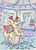 Size: 1510x2105 | Tagged: safe, artist:not-fun, apple bloom, dragon, g4, balloon, balloon popping, balloon riding, crossover, dragon bloom, dragonified, eyes closed, female, party balloon, paws, popped balloon, riding, sitting, solo, species swap, sugarcube corner, that dragon sure does love balloons, watercolor painting