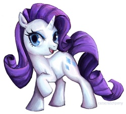 Size: 687x618 | Tagged: safe, artist:catscratchpony, rarity, pony, g4, female, solo