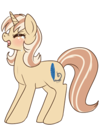 Size: 292x370 | Tagged: safe, artist:lulubell, oc, oc only, oc:lulubell, pony, unicorn, angry, crying, simple background, solo, transparent background