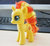 Size: 600x548 | Tagged: source needed, safe, sunset shimmer, pony, unicorn, g4, brushable, irl, keyboard, monitor, photo, solo, toy