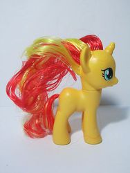 Size: 300x400 | Tagged: safe, sunset shimmer, pony, unicorn, g4, brushable, irl, photo, solo, toy