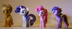 Size: 1366x550 | Tagged: safe, applejack, pinkie pie, rarity, twilight sparkle, g4, 3d print, shapeways