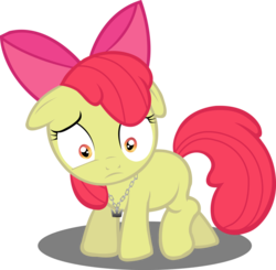 Size: 900x882 | Tagged: artist needed, safe, edit, apple bloom, g4, disney, female, filly, floppy ears, foal, kingdom hearts, simple background, transparent background, vector