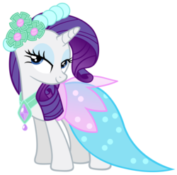Size: 2945x2905 | Tagged: safe, artist:ocarina0ftimelord, rarity, pony, g4, bedroom eyes, clothes, dress, female, simple background, solo, transparent background, vector