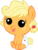 Size: 515x682 | Tagged: safe, edit, applejack, earth pony, pony, g4, baby, baby pony, babyjack, derp, diaper, foal, silly, silly pony