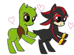 Size: 725x533 | Tagged: safe, earth pony, hedgehog, ogre, pony, crack shipping, crossover, crossover shipping, eyelashes, gay, hedgehog pony, infidelity, interspecies, male, non-mlp shipping, ogre pony, ponified, shadow the hedgehog, shipping, shredow, shrek, sonic the hedgehog, sonic the hedgehog (series), troll, trollfic, trollpic