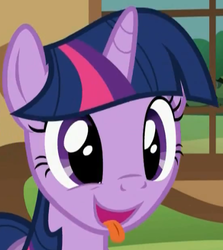Size: 484x542 | Tagged: safe, twilight sparkle, g4, reaction image, tongue out