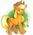 Size: 1024x1079 | Tagged: safe, artist:lilac-amethyst, applejack, earth pony, pony, g4, female, solo