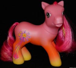 Size: 568x507 | Tagged: safe, photographer:seppolina, comet tail (g3), earth pony, pony, g3, cutie cascade pony, gradient legs, toy