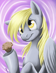 Size: 622x809 | Tagged: safe, artist:ryuza, derpy hooves, pegasus, pony, g4, female, mare