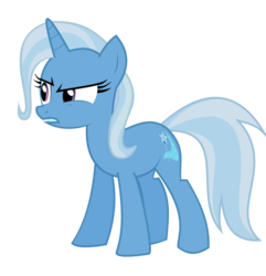 Size: 4387x4542 | Tagged: safe, artist:tixolseyerk, trixie, pony, unicorn, g4, absurd resolution, female, horn, mare, simple background, solo, transparent background, unamused, vector