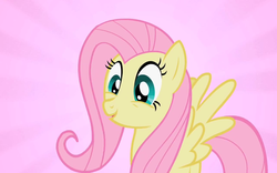 Size: 1280x800 | Tagged: safe, fluttershy, g4, happy, reaction image, smiling