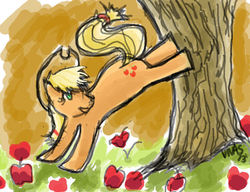 Size: 991x762 | Tagged: safe, applejack, earth pony, pony, g4, female, solo