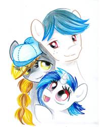 Size: 2560x3256 | Tagged: safe, artist:misschang, dj pon-3, vinyl scratch, g4, foal