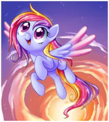 Size: 1820x2040 | Tagged: safe, artist:centchi, oc, oc only, oc:glittering cloud, flying