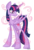 Size: 613x907 | Tagged: safe, artist:cuttycommando, twilight sparkle, alicorn, pony, g4, female, magic, mare, simple background, solo, transparent background, twilight sparkle (alicorn)