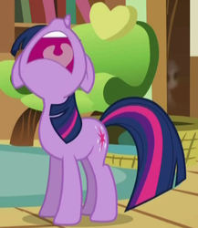 Size: 468x540 | Tagged: safe, screencap, twilight sparkle, ghost, pony, unicorn, a bird in the hoof, g4, my little pony: friendship is magic, cropped, female, mare, reaction image, unicorn twilight, volumetric mouth