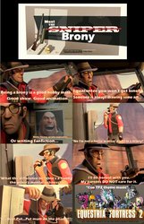 Size: 1272x1974 | Tagged: safe, comic, crossover, sniper, sniper (tf2), team fortress 2