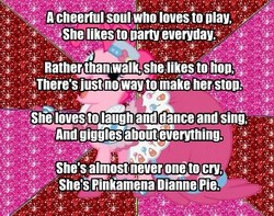 Size: 498x393 | Tagged: safe, artist:snakeman1992, pinkie pie, g4, meme, poem