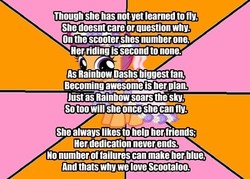 Size: 500x357 | Tagged: safe, artist:snakeman1992, scootaloo, g4, meme, poem