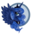 Size: 600x637 | Tagged: safe, artist:buckingawesomeart, princess luna, pony, g4, bust, female, solo