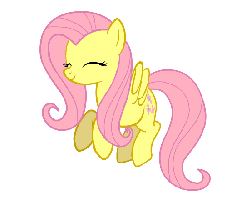 Size: 550x450 | Tagged: safe, artist:heilos, fluttershy, pegasus, pony, g4, animated, cute, daaaaaaaaaaaw, dancing, eyes closed, female, flutterbob, flying, happy, headbob, hnnng, mare, shyabetes, simple background, smiling, solo, transparent background, vibing, weapons-grade cute