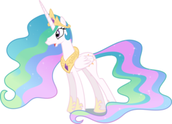 Size: 8816x6400 | Tagged: safe, artist:parclytaxel, princess celestia, alicorn, pony, g4, .svg available, absurd resolution, female, mare, simple background, solo, transparent background, vector