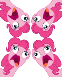 Size: 1280x1585 | Tagged: safe, artist:toughbluff, pinkie pie, g4, simple background, transparent background, vector