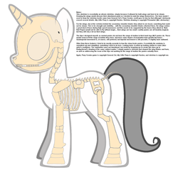 Size: 1461x1395 | Tagged: safe, alicorn, pony, anatomy, skeleton, text