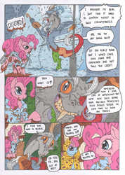 Size: 2475x3476 | Tagged: safe, artist:mohawkrex, pinkie pie, g4, comic, gale force