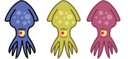 Size: 613x281 | Tagged: safe, artist:sonic-chaos, squid, mod, paper mario, paper pony, roberto the squid, simple background, style emulation, transparent background