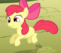Size: 1061x930 | Tagged: safe, screencap, apple bloom, g4, magical mystery cure, derp