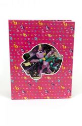 Size: 358x551 | Tagged: safe, idw, twilight sparkle, g4, :d, bow, happy, open mouth, open smile, ribbon, smiling, y pose