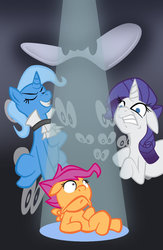 Size: 721x1107 | Tagged: safe, artist:sonicboy112, rarity, scootaloo, trixie, g4