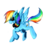 Size: 1036x983 | Tagged: safe, artist:pikachim-michi, rainbow dash, pony, g4, eyepatch, female, headphones, smiling, solo