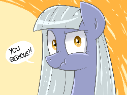 Size: 800x600 | Tagged: safe, artist:frankier77, limestone pie, earth pony, pony, ask pinkamena diane pie, g4, animated, ask, female, reaction image, scrunchy face, solo, tumblr, vibrating