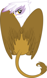 Size: 3000x5007 | Tagged: safe, artist:archaeidae, gilda, griffon, g4, female, looking back, simple background, solo, transparent background