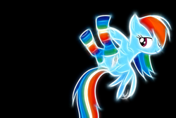 Size: 1500x1000 | Tagged: safe, artist:xangerx, rainbow dash, pony, g4, clothes, female, rainbow socks, socks, solo, striped socks, wallpaper