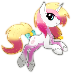 Size: 800x820 | Tagged: dead source, safe, artist:shufflestripes, oc, oc only, oc:platina, pony, unicorn, bow, necklace, simple background, solo, stars, tail bow, unshorn fetlocks