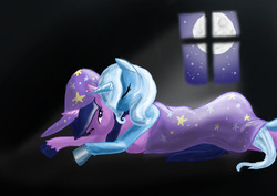 Size: 1748x1240 | Tagged: safe, artist:lolalita264, trixie, twilight sparkle, g4, female, lesbian, ship:twixie, shipping