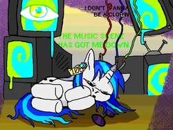 Size: 800x600 | Tagged: safe, artist:owlor, dj pon-3, vinyl scratch, g4, solo