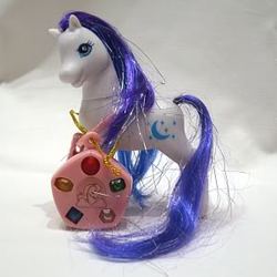 Size: 300x300 | Tagged: safe, photographer:tinyshinyunique, magic diamond glow, earth pony, pony, g2, amulet, female, magic amulet, mare, solo, toy