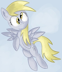 Size: 768x900 | Tagged: safe, artist:asluc96, derpy hooves, pegasus, pony, g4, female, mare, solo