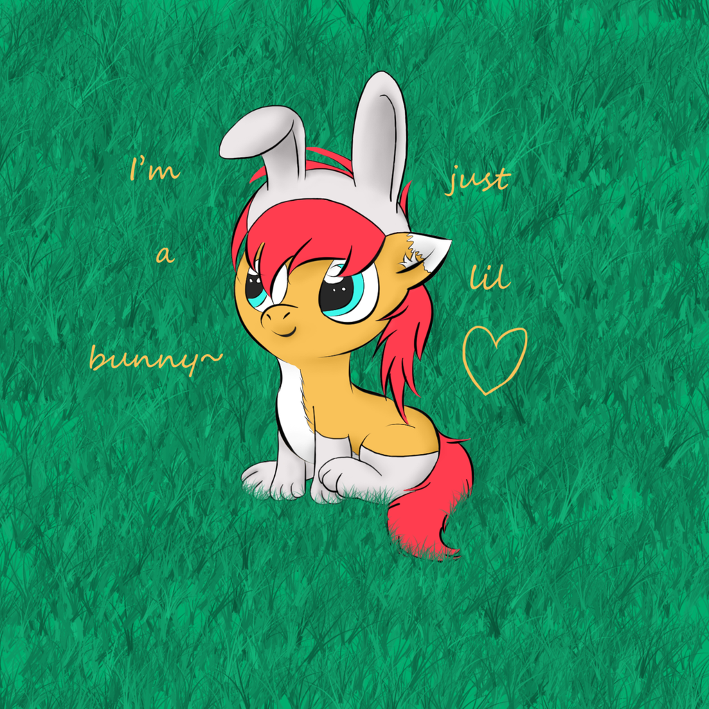 Hooved Rabbit #276327 - safe, artist:e-bommel, oc, oc only, oc:vixy hooves, rabbit ...