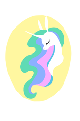 Size: 796x1208 | Tagged: safe, artist:kaappimorso, princess celestia, pony, g4, female, solo