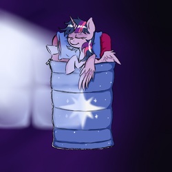 Size: 800x800 | Tagged: safe, artist:ichibangravity, twilight sparkle, alicorn, pony, g4, female, mare, sleeping, solo, twilight sparkle (alicorn)