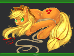 Size: 3000x2250 | Tagged: safe, artist:blindcoyote, applejack, g4, bondage