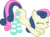 Size: 5000x3703 | Tagged: safe, artist:artpwny, bon bon, sweetie drops, earth pony, pony, g4, bon bon is amused, clothes, cutie mark, eyes closed, face down ass up, female, hooves, iwtcird, mare, meme, simple background, smiling, socks, solo, stretching, striped socks, transparent background