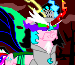 Size: 677x589 | Tagged: safe, oc, oc only, pony, 1000 hours in ms paint, ms paint, solo, tiara ultima, unamused