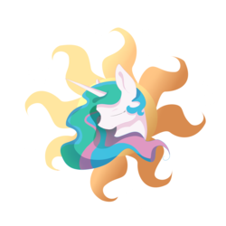 Size: 2000x2000 | Tagged: safe, artist:theperfecta, princess celestia, pony, g4, female, solo